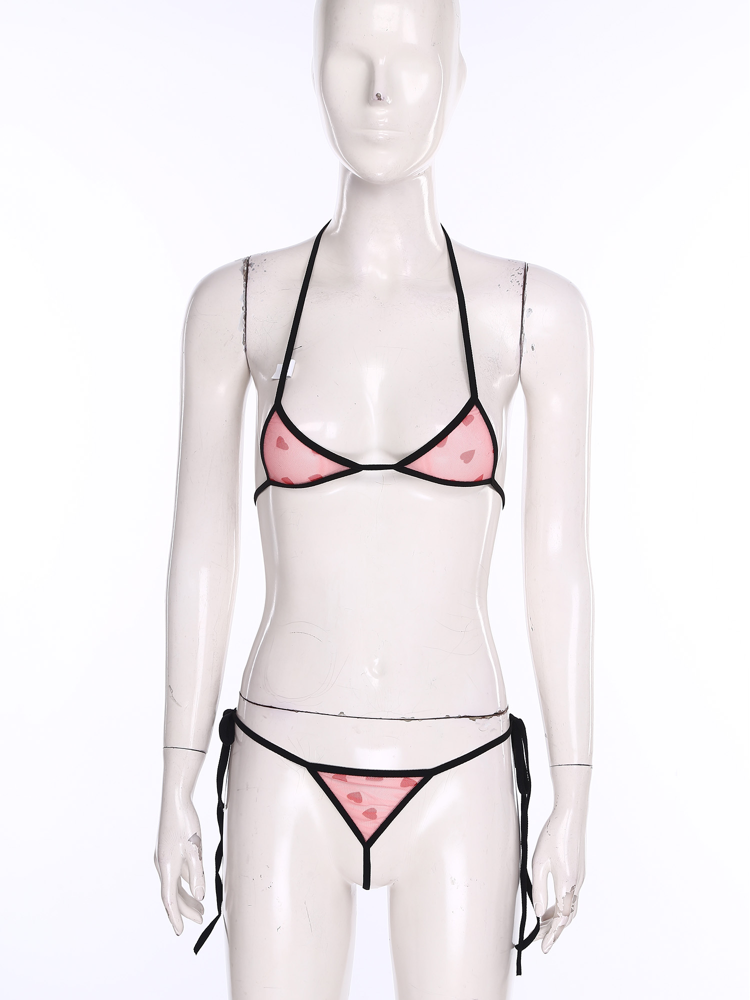 Set Pakaian Dalam Wanita Mikro - Sheer Mesh Bra ulasan dan harga