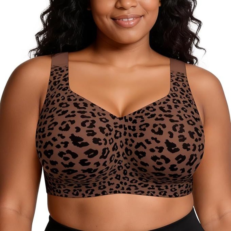 Leopard Jelly Bras Tanpa Kawat - Underwire Bra Padded ulasan dan harga