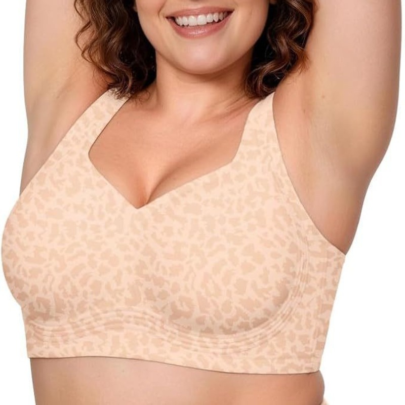 Leopard Jelly Bras Tanpa Kawat - Underwire Bra Padded ulasan dan harga
