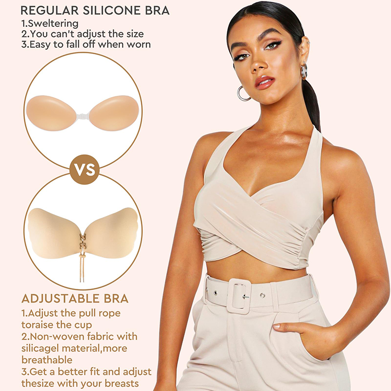 1/2 Pasang Bra Tanpa Tali Pung - Backless Bra Sticky ulasan dan harga